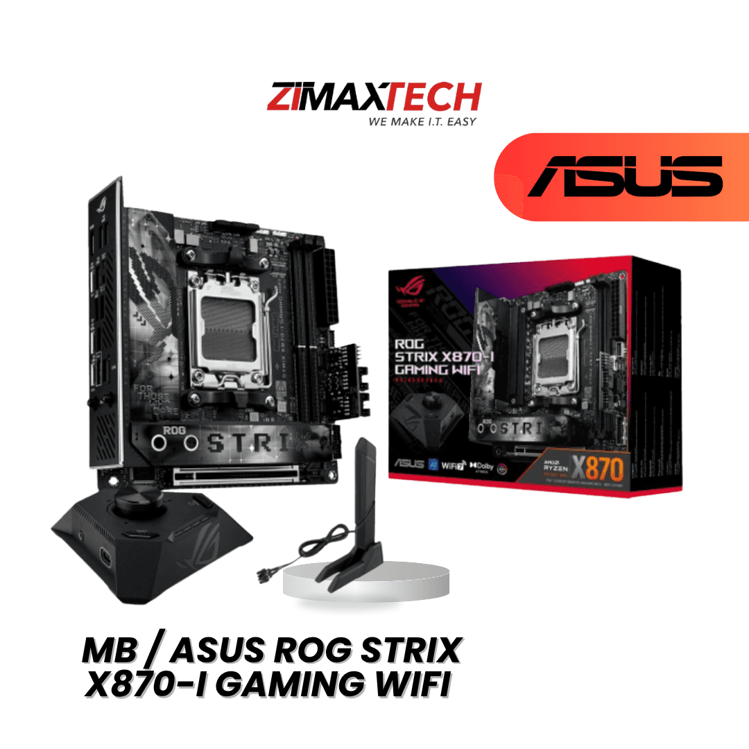 ASUS ROG STRIX X870-F GAMING WIFI ATX MOTHERBOARD WITH AM5, DDR5, 4 M.2, DUAL PCIE X16, ARGB, AND 3 YEARS WARRANTY.
