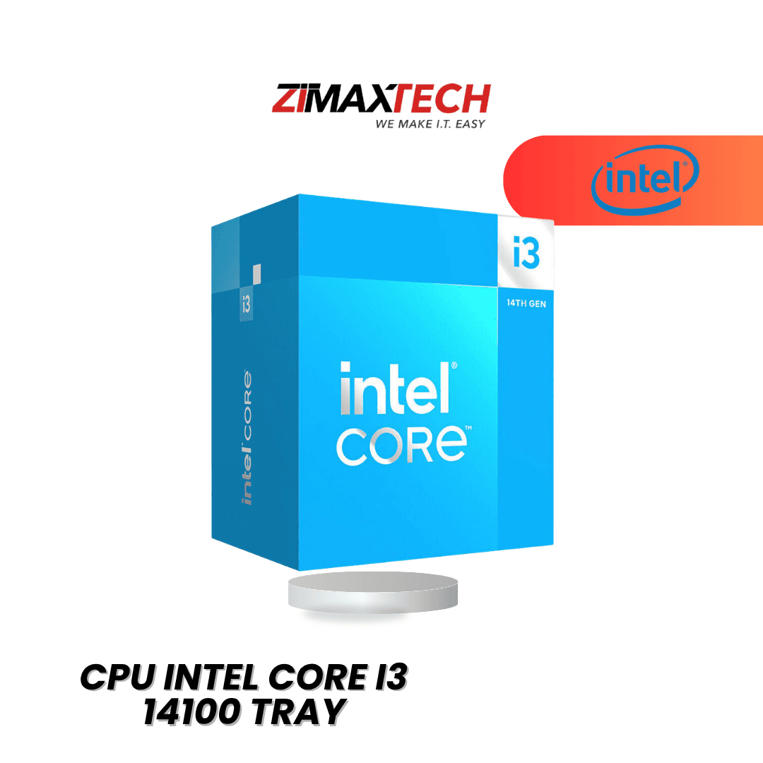 INTEL I3-14100: 4 CORES, 8 THREADS, UP TO 4.7GHZ, UHD 730 GRAPHICS, NO COOLER.