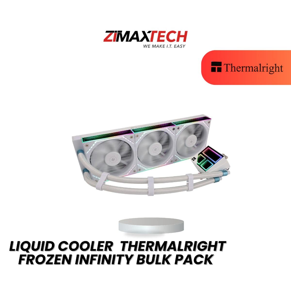 THERMALRIGHT FROZEN INFINITY BULK PACK WHITE 360MM LIQUID COOLER WITH 3 YEARS WARRANTY